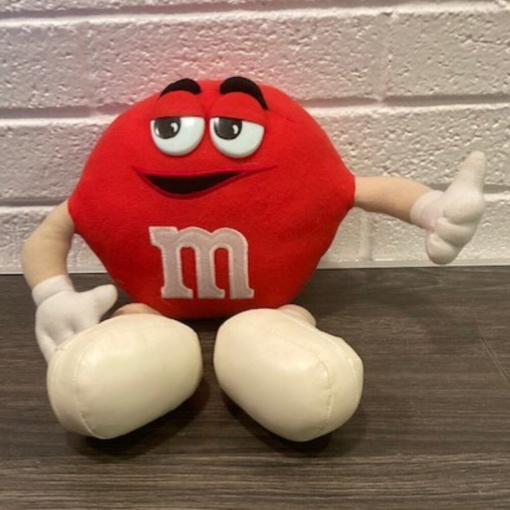 Vintage Red M&M Plush Toy